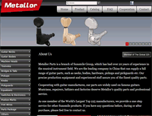 Tablet Screenshot of metallor.com